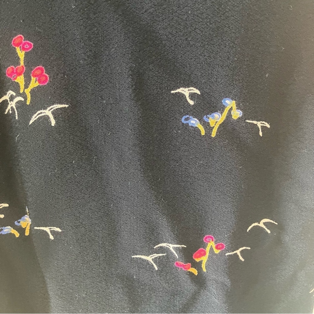 Anthropologie Feather Bone Nara Dark Floral Jumpsuit Sz 4 - Picture 8 of 13